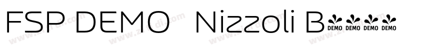 FSP DEMO   Nizzoli B字体转换